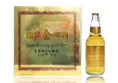 纯酿金啤酒6瓶装